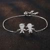 Bracelet Jewelry Women S Bracelet Couple Hands Holding Zircon Adjustable Bracelet view 2