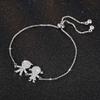 Bracelet Jewelry Women S Bracelet Couple Hands Holding Zircon Adjustable Bracelet view 3
