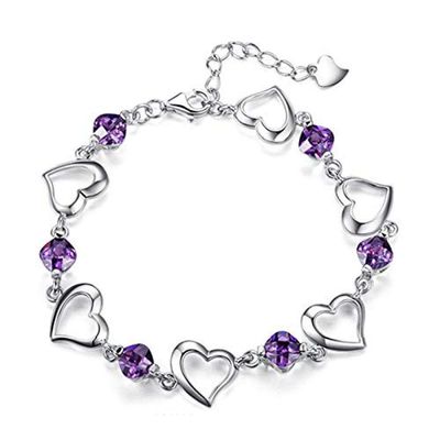 Bracelet Jewelry Women S Heart Bracelet Natural Crystal Bracelet