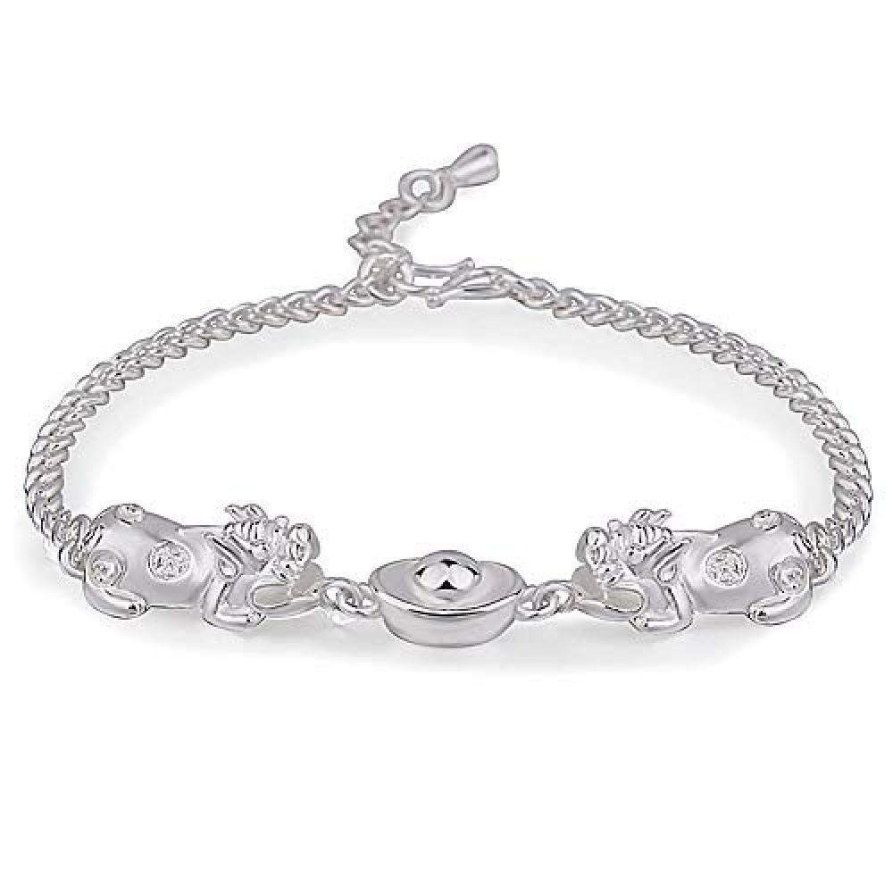 Bracelet Jewelry Women S Bracelet Silver Plated Ingot Brave Bracelet