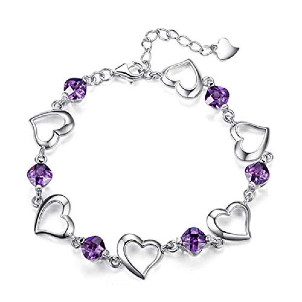 Bracelet Jewelry Women S Heart Bracelet Natural Crystal Bracelet