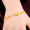Bracelet Jewelry Ladies Bracelet Gold-Plated Comic Cat Bracelet view 2