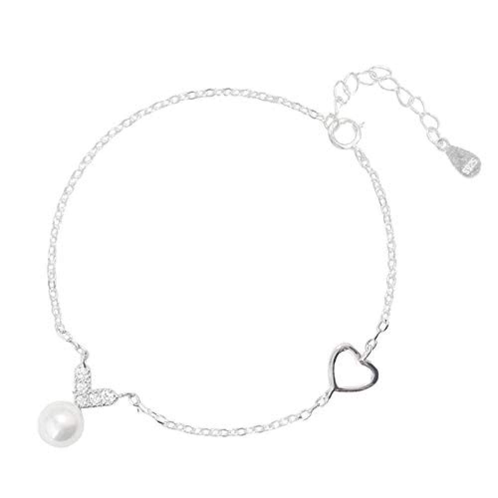 Bracelet Jewelry Women S Bracelet Fresh And Sweet Pearl Love Bracelet Simple And Wild Hollow Diamond Jewelry