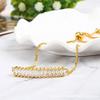 Bracelet Jewelry Women S Bracelet Classic Rectangular Zircon Bracelet Telescopic Zircon Bracelet view 3