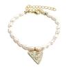 Bracelet Jewelry Women S Bracelet And American Simple Niche Design Elegant Bracelet Vintage Freshwater Pearl Love Bracelet view 1