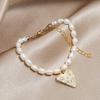 Bracelet Jewelry Women S Bracelet And American Simple Niche Design Elegant Bracelet Vintage Freshwater Pearl Love Bracelet view 3