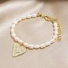 Bracelet Jewelry Women S Bracelet And American Simple Niche Design Elegant Bracelet Vintage Freshwater Pearl Love Bracelet view 4