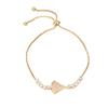 Bracelet Jewelry Women S Bracelet Simple Fan-Shaped Bracelet Able Temperament Micro-Set Zircon Adjustable Bracelet view 1