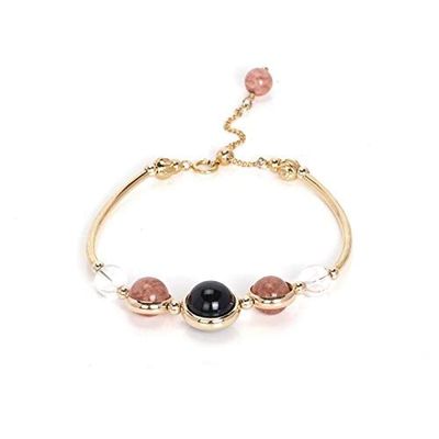 Bracelet Jewelry Ladies Bracelet Able Elegant Freshwater Pearl Bracelet Crystal Strawberry Crystal Student Wild Jewelry