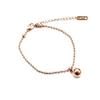 Bracelet Jewelry Women S Bracelet Korean Titanium Steel Plated 18K Rose Gold Round Bead Bracelet Non-Fading And Simple Wild Jewelry view 1