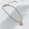 Bracelet Jewelry Women S Bracelet Korean Titanium Steel Plated 18K Rose Gold Round Bead Bracelet Non-Fading And Simple Wild Jewelry view 2