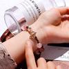 Bracelet Jewelry Ladies Bracelet Pink Crystal Strawberry Crystal Garnet Bracelet Transfer Bracelet view 4