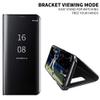 MadBee for Galaxy A71 Case [with Screen Protector Full Coverage Flexible Film],Electroplate Plating Kickstand Case Smart Clear View Cover for Galaxy A71 (Black) view 2