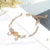 Bracelet Jewelry Women S Bracelet Natural Tiger S Eye Bracelet 18K True Gold Color Bracelet view 2