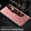 MadBee for Galaxy A71 Case [with Screen Protector Full Coverage Flexible Film],Electroplate Plating Kickstand Case Smart Clear View Cover for Galaxy A71 (Pink) view 4