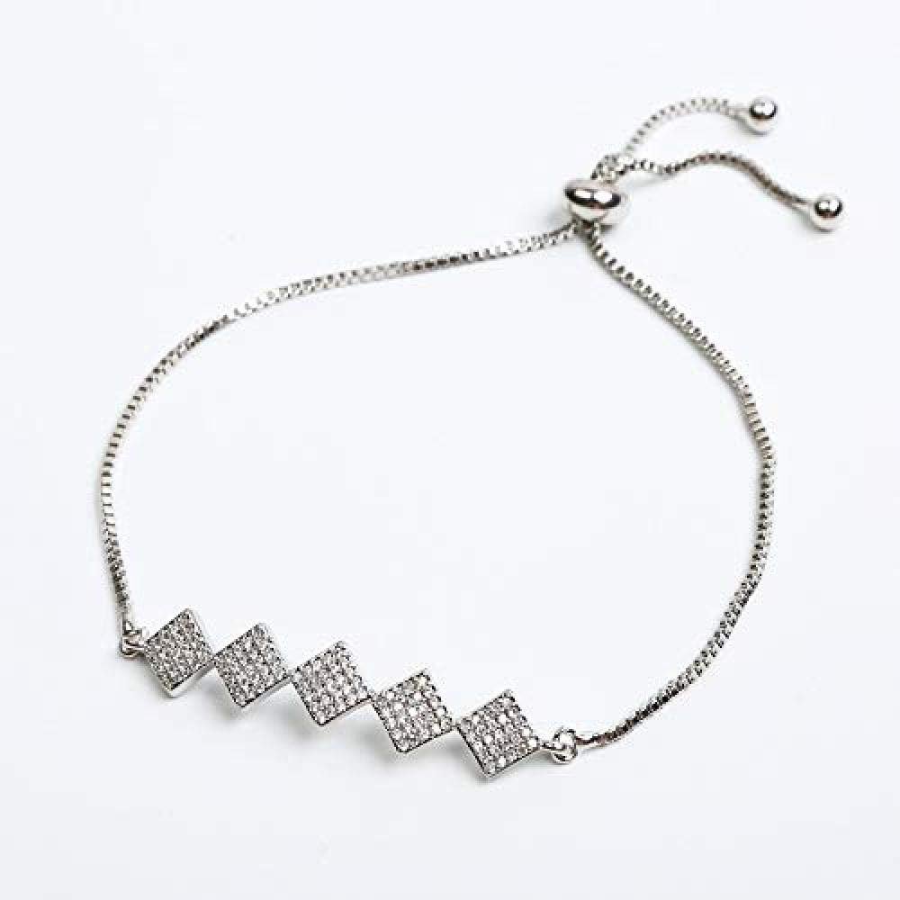 Bracelet Jewelry Women S Bracelet Korean Version Of Zircon Bracelet Adjustable Drawstring Wild Girlfriend Bracelet