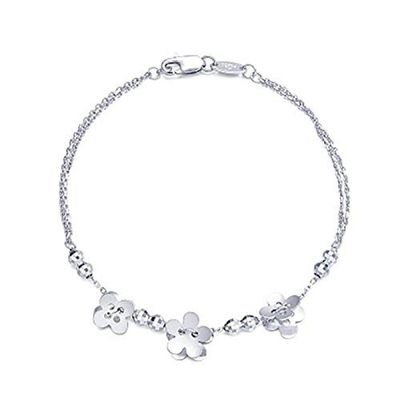 Bracelet Jewelry Women S Bracelet Flower Silver Bracelet Personalized Creative Jewelry