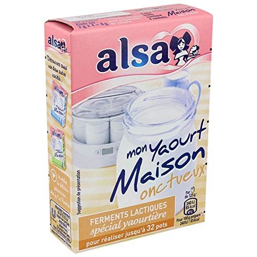 Alsa - Preparation Creamy Homemade Yogurt 8G - Lot of 3 - Price Per Lot - Fast Delivery