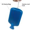 Smokitcen Enema Kit  2L Enema Bag 5.0ft. Long Silicone Hose  5 Multi-Size Reusable Tips  Controlled Water Flow  for Colon Detox Cleanse Enemas view 3
