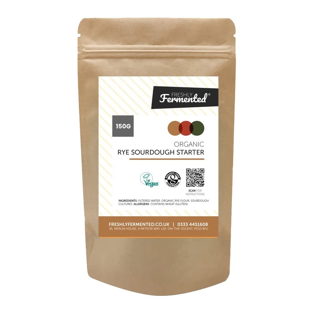 Freshly Fermented  Organic Certified Fresh Sourdough Culture, Rye