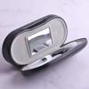 Calayu Dual Use Glasses Case, Glasses and Contact Lenses, Glasses Case, Contact Lens Cases with Built-in Mirror, black, 15.8*7.4*5.0cm view 2