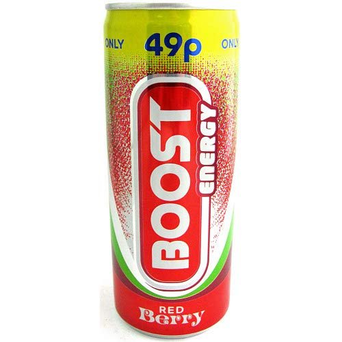 Boost Energy Pm49p - Red Berry Drink, 250 ml