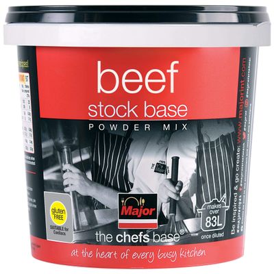 Major Gluten Free Beef Stock Powder Mix - 2x1kg
