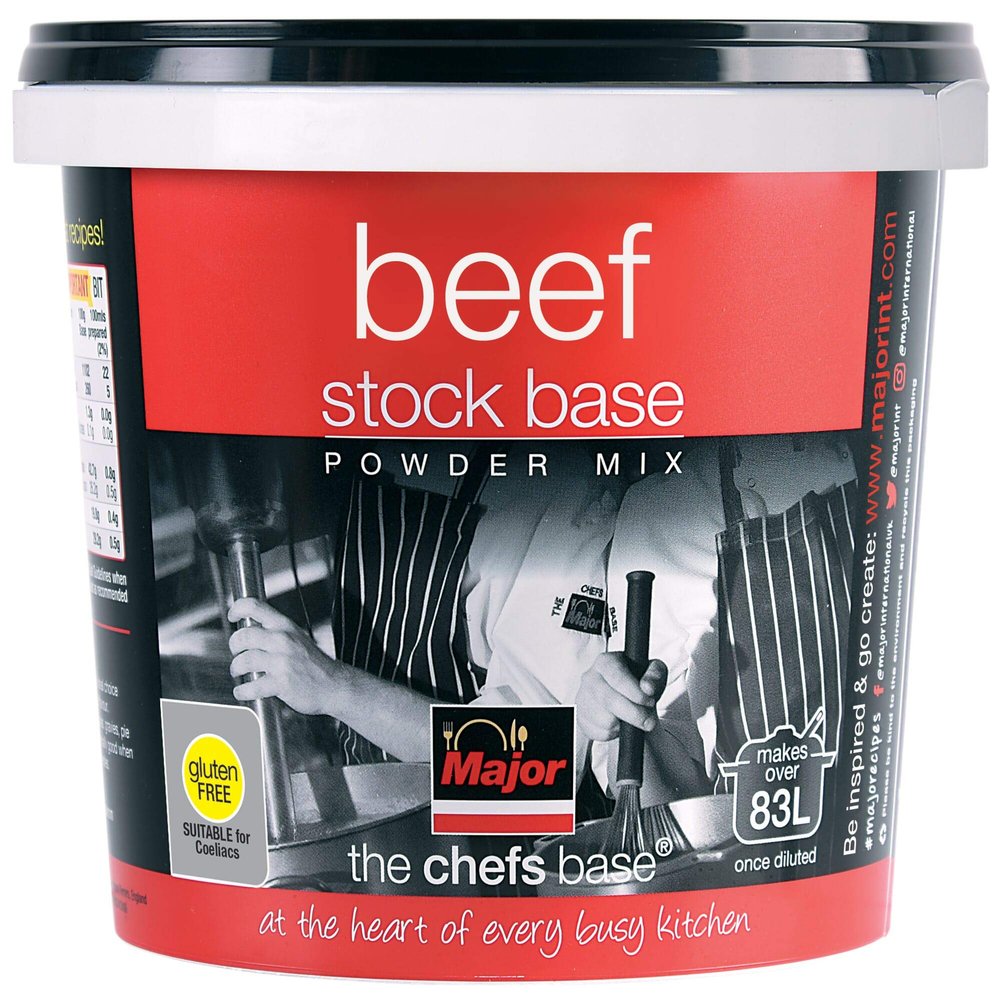 Major Gluten Free Beef Stock Powder Mix - 2x1kg