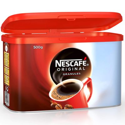 NESCAF Original Coffee Granules Tins - 6x500g