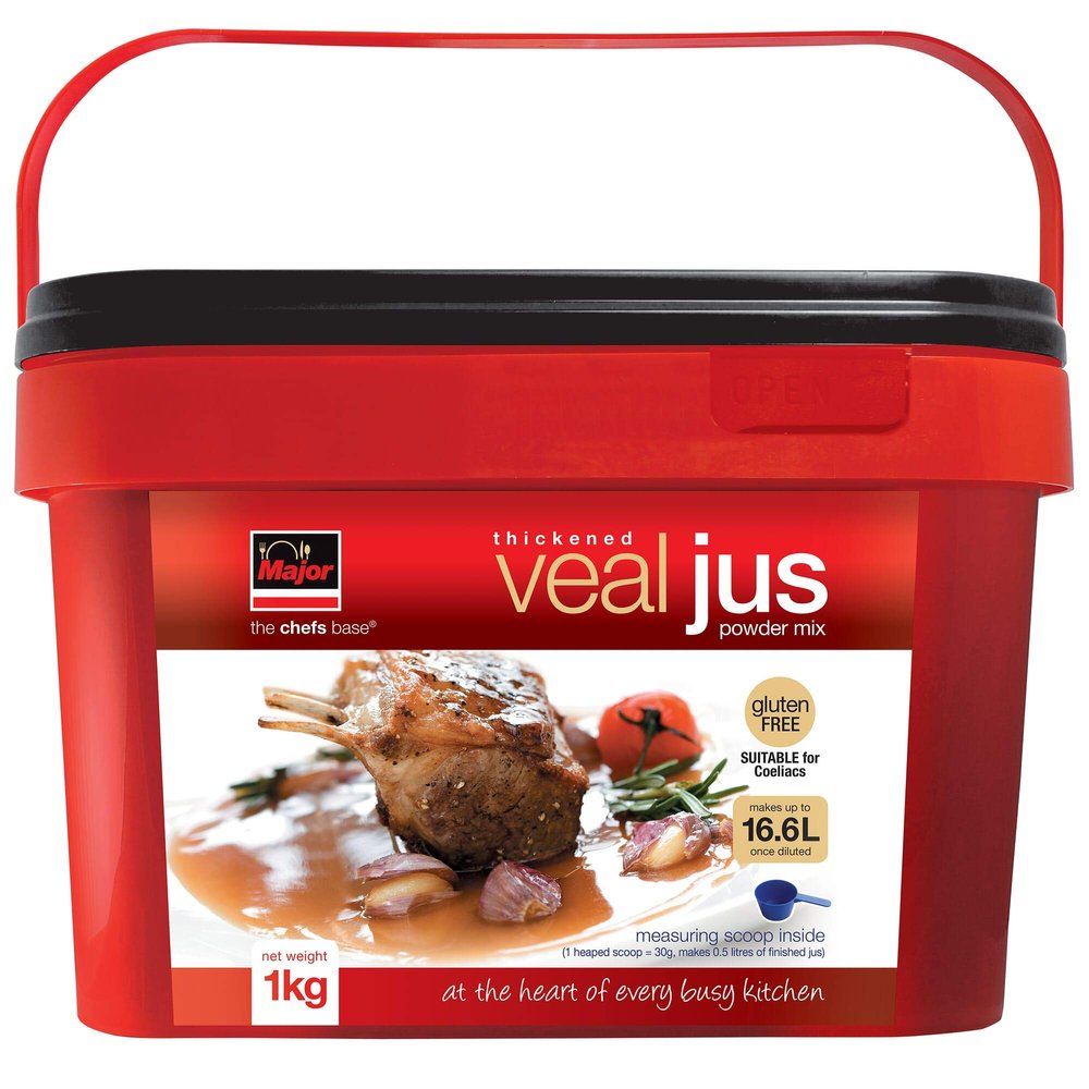 Major Gluten Free Thick Veal Jus Powder Mix - 2x1kg