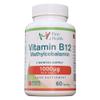 Energy Supplement, Vitamin B12 Complex High Strength Vegan Tablets | 1000mcg 60 Tablets (2 Month's Supply) | Premium, High Strength B12 Methylcobalamin | Reduces Tiredness & Fatigue | UK Made view 1