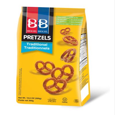 Beigel Beigel Traditional Pretzels - Baked not Fried - 300g Each (3 Pack)