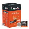 CAFF TORALDO - ESE System Coffee PODS- Recyclable PODS MISCELA CREMOSA - Box 150 PODS ESE44 7g view 1