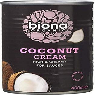 Biona Organic Coconut Cream 400ml (Pack of 6)