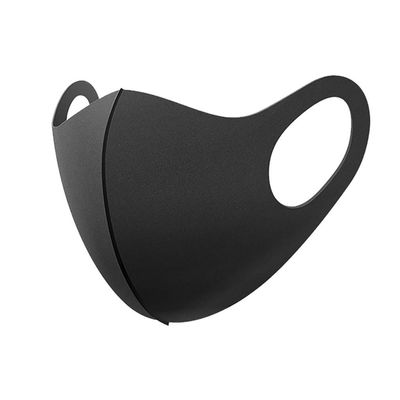 6Pcs Black Reusable Face Masks Washable Made in UK Dust Face Mask for Motorcycle Bicycle Running Cycling and Outdoor Activities -Women Men and Kid