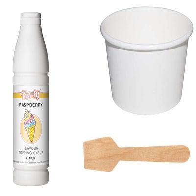 TAS-TY - Ice Cream Parlour Pack (Party Pack) (RASPBERRY SAUCE)