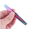 ABE, Rainbow Eyebrow Tweezers Stainless Steel, for Plucking, Eye Brows, Facial Hairs view 1