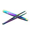 ABE, Rainbow Eyebrow Tweezers Stainless Steel, for Plucking, Eye Brows, Facial Hairs view 3