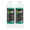 BiOHY Dishwasher Detergent for commercial use (2 x 1l Bottle) | PHOSPHATE-FREE |Concentrate for gastronomy | radiant shine due to outstanding fat dissolving formula (Geschirrreiniger) view 1