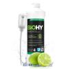 BiOHY Dishwasher Detergent for Commercial use (1l Bottle) + Dispenser | Phosphate-Free |Concentrate for Gastronomy | Radiant Shine Due to Outstanding Fat Dissolving Formula (Geschirrreiniger) view 1