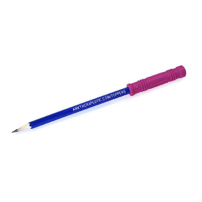 ARK's Bite-Saber Chewable Pencil Topper-Magenta, Soft for MILD Chewing