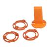3pcs Orange Lock-ring Retaining-Plate Blade Holder Replacement for SH70 SH90 S9000 RQ12 S7000 +Un-lock Holder Tool Shaving Heads Accessories view 1