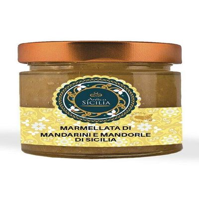 ANTICA SICILIA Marmalade of Mandarins and Sicilian Almonds, in various formats - 210g