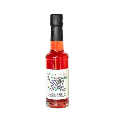 Blackcurrant & Rosemary | Fruit & Herb Vinegar | Flavoured Vinegar | Vegan & Vegetarian Natural Ingredients | delicious for cooking, stir fries, sauces & salad dressings (150ml bottle)