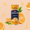 San Pellegrino Italian Sparkling Drinks Classic Taste Original Sparkling Orange Canned Soft Drink 4 x 330 ml view 2