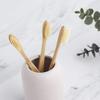 3pk Family Eco-Friendly and Natural Organic Wooden Bamboo Toothbrushes, Biodegradable, BPA Free, Medium Soft Bristles, Eco Zero Waste Gifts for Home for Travel (Bamboo Toothbrushes) view 2