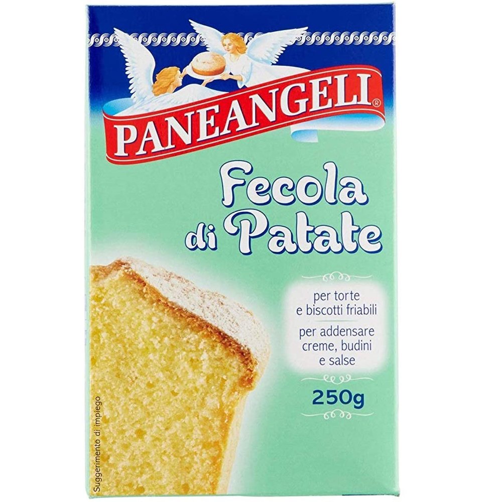 6X Paneangeli Fecola di Patate Potato Starch for Delicate Sweets Thickener for Creams and sauces 250g