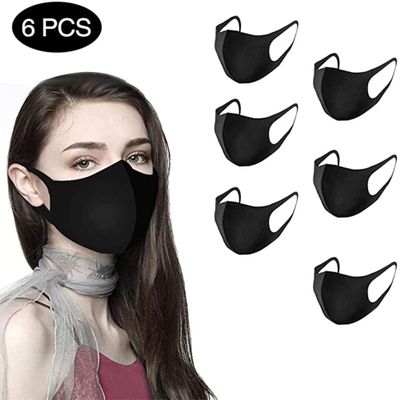 N/O 6PCS Unisex Reusable Face Masck Washable UK Multifunctional Outdoor Headwear Neck Breathable Washable Riding Motorcycle Headwear Dust Cover UV Protection