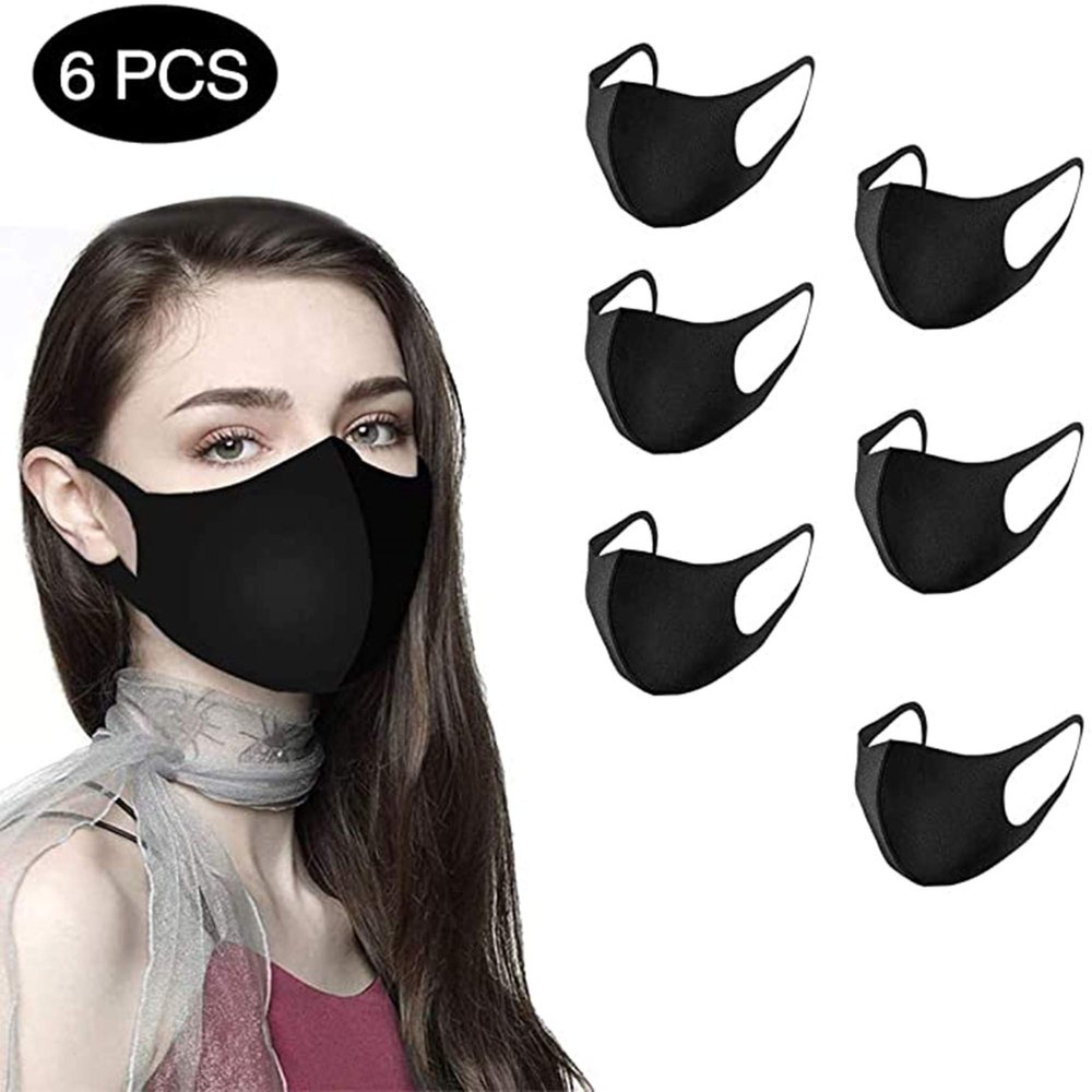N/O 6PCS Unisex Reusable Face Masck Washable UK Multifunctional Outdoor Headwear Neck Breathable Washable Riding Motorcycle Headwear Dust Cover UV Protection