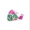 OgLuxe Womens 100% Cotton Washable Outdoor Face Protector Mouth Cover Floral with Ear Loops (White Jungle) view 3